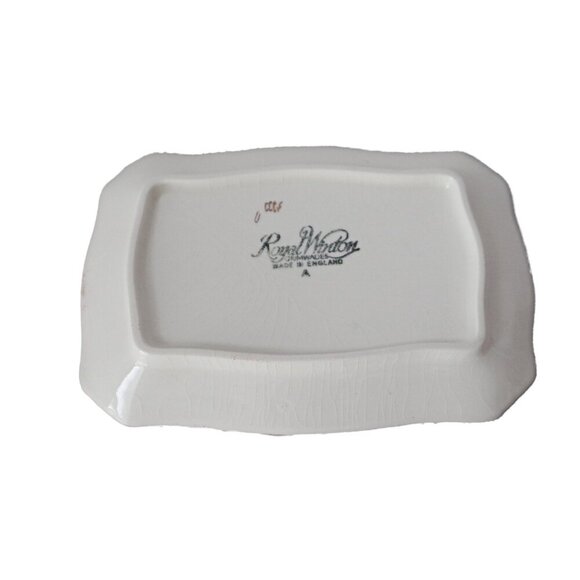 Vintage Royal Winton Grimwades Covered Butter Dish Mottled Pink 5333 - Picture 7 of 8